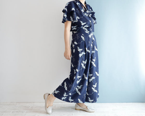 <RS21P09C> CRANE PRINT  Gaucho