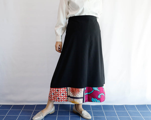 <RS19S27-005> KIMONO ORIGAMI Skirt