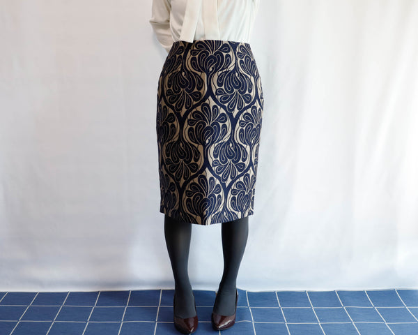 <S30J> COVENT GARDEN GRAY tight skirt