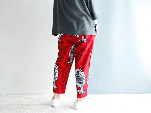 <RS21P16-001>  AFRICAN PRINT RELAX BAGGY Pants