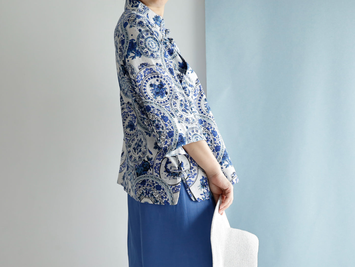 <T27B> CHINOISERIE Blouse