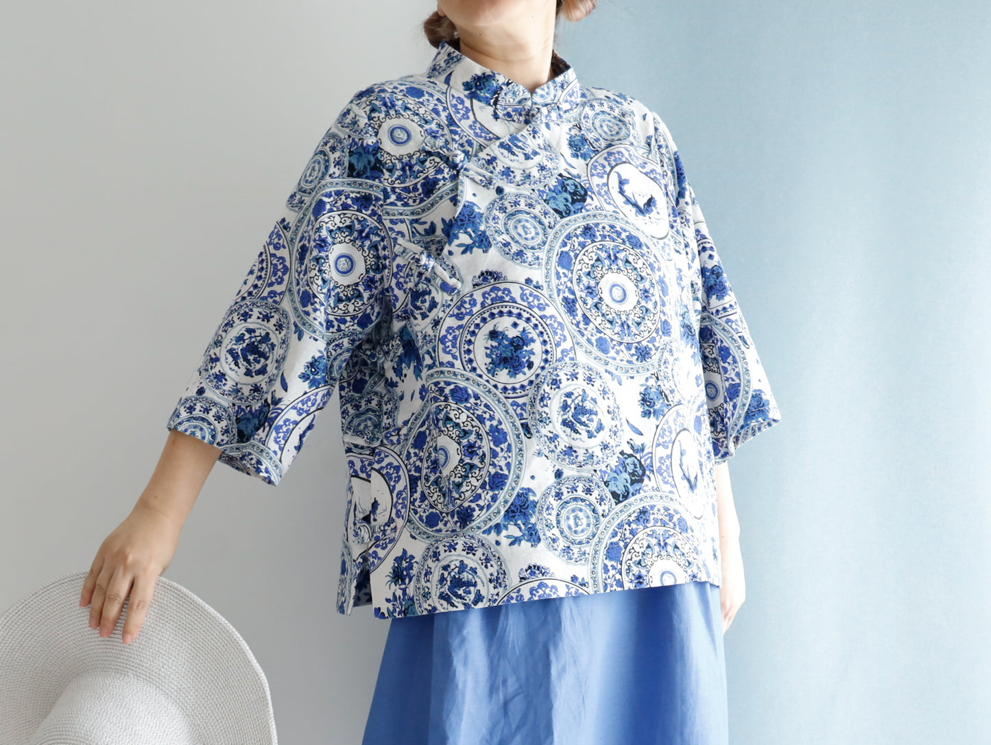 <T27B> CHINOISERIE Blouse