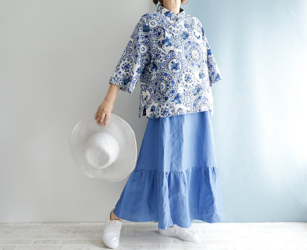 <T27B> CHINOISERIE Blouse