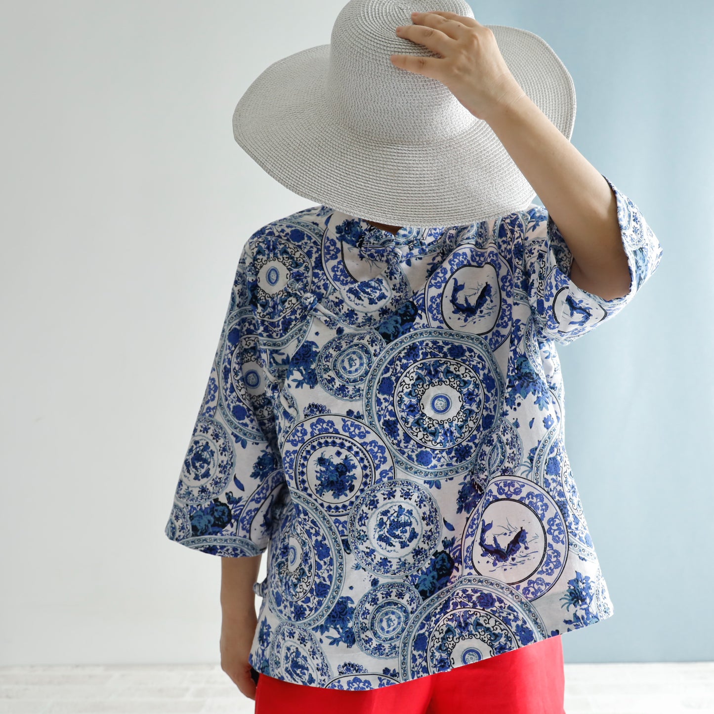 <T27B> CHINOISERIE Blouse