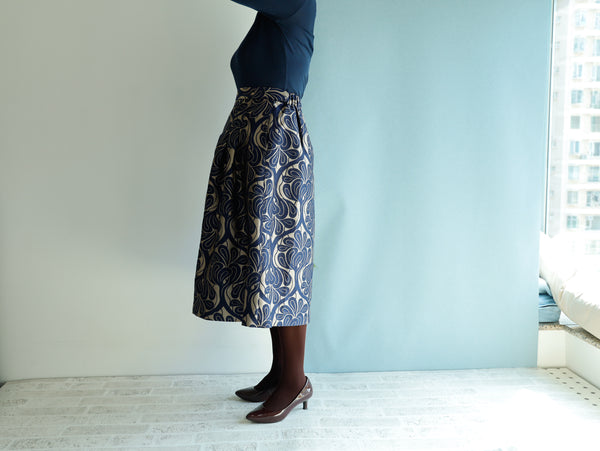 <S17CG70>COVENT GARDEN WOVEN Skirt  -Length 70cm