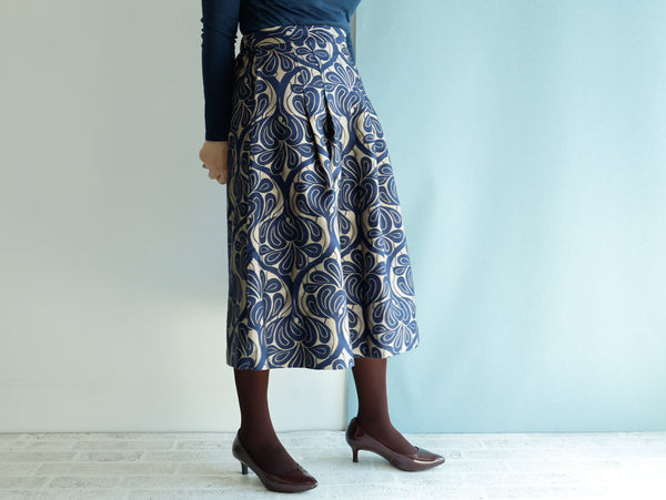 <S17CG70>COVENT GARDEN WOVEN Skirt  -Length 70cm
