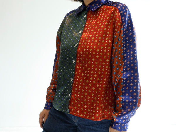 <T30RA> HANDSOME PATCHED WORK  Shirt
