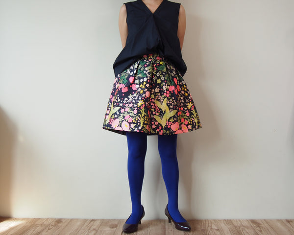 <RS18S18-001> CRAZY PRINT Mini Skirt