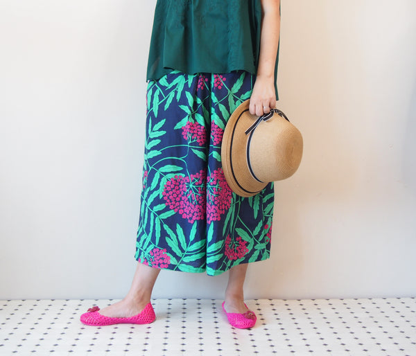 <RS18P09-001> CRAZY summer PRINT trousers