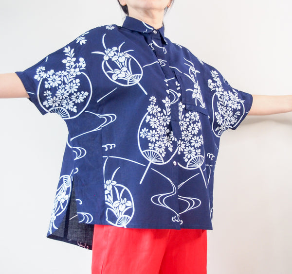 <RS18T10-001> OKINAWA Oversized Shirt