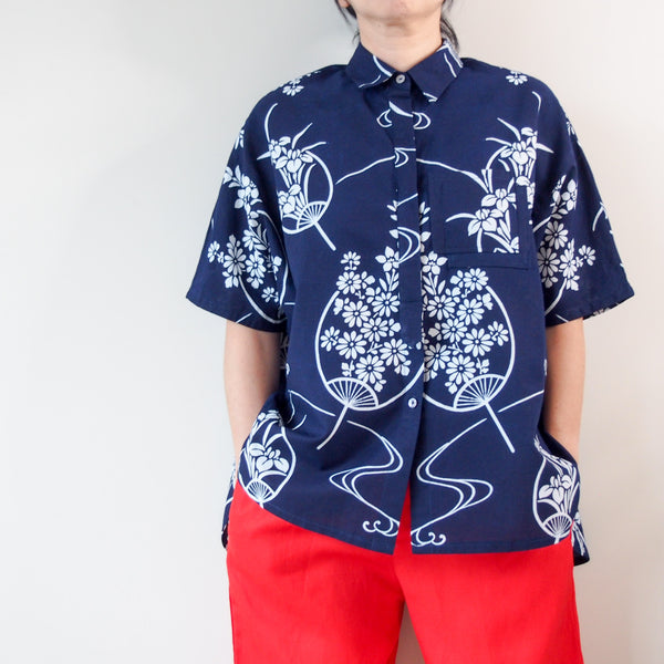 <RS18T10-001> OKINAWA Oversized Shirt