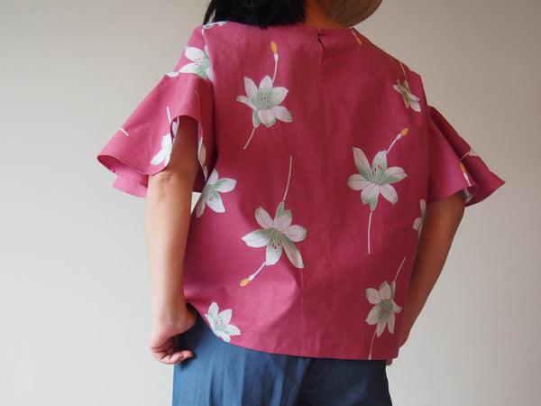 <RS18T12-006> OKINAWA Top Bell shaped Sleeves