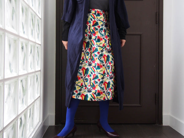 <RS19S24F-001> CRAZY Semi tight skirt MACAO