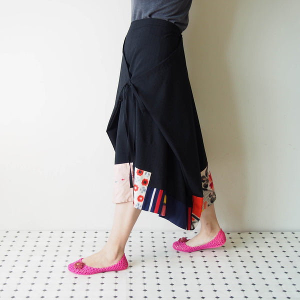 <RS19S27-001> KIMONO ORIGAMI Skirt