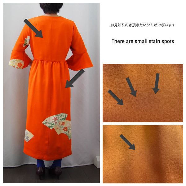 <D16-003> KIMONO WRAPED Dress'n Coat