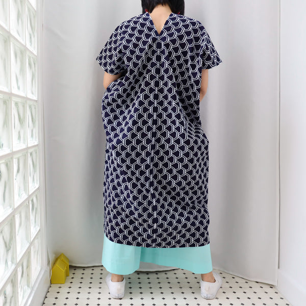 <D13-003> OKINAWA SQUARE Dress